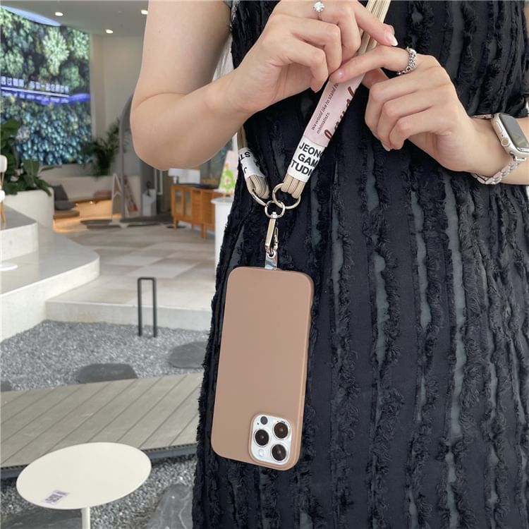 with Pad Lettering Phone Lanyard