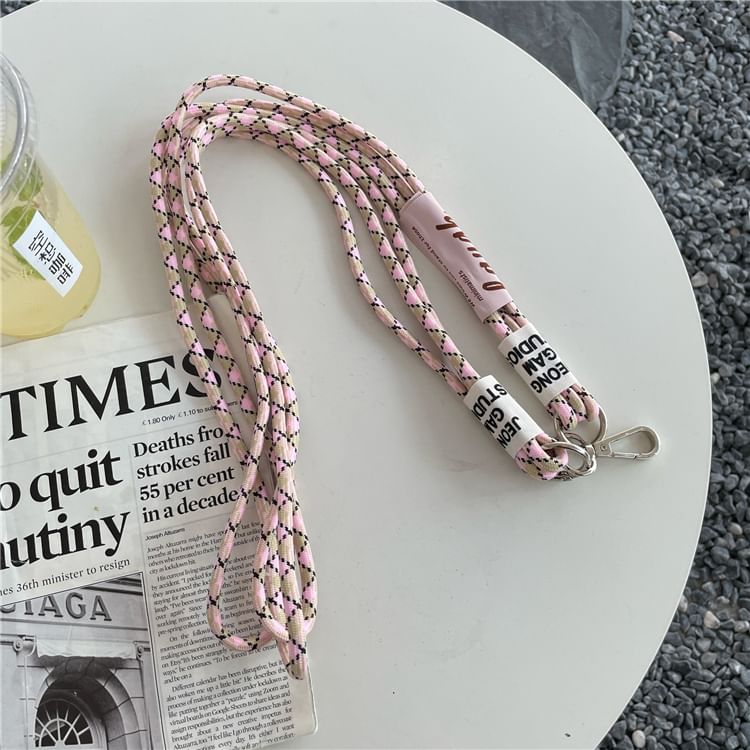 with Pad Lettering Phone Lanyard