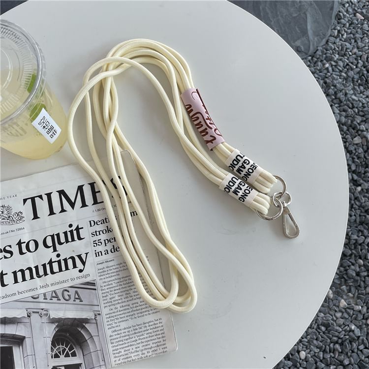 with Pad Lettering Phone Lanyard