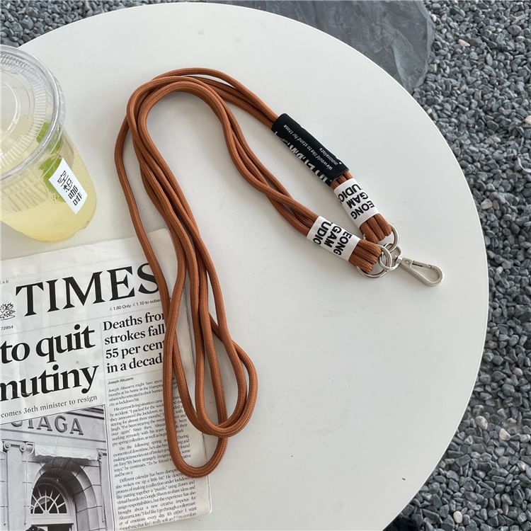 with Pad Lettering Phone Lanyard