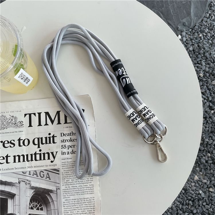 with Pad Lettering Phone Lanyard
