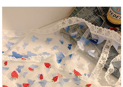 Designs) Trim (Various Head Triangle Scarf Lace