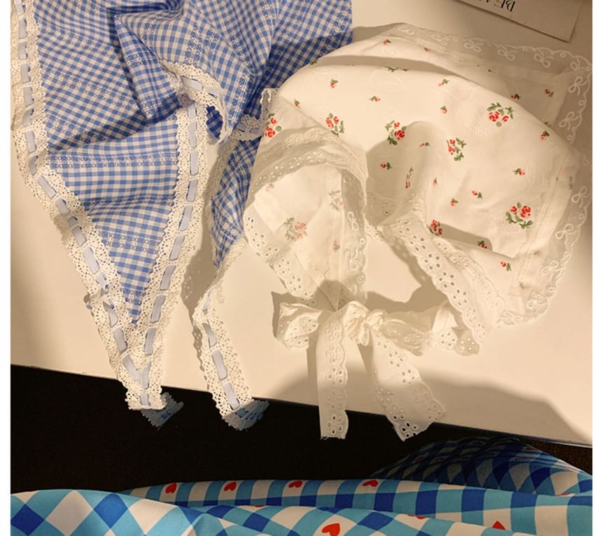 Scrunchie Lace Scarf Designs) Triangle Trim (Various Set Head /