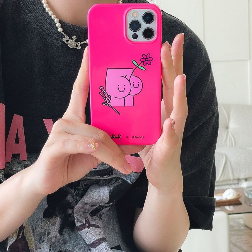 Case Phone Butt Floral