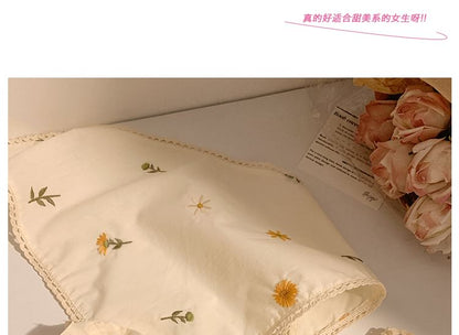 (Various Bandana Floral Embroidered Scrunchie / Designs)