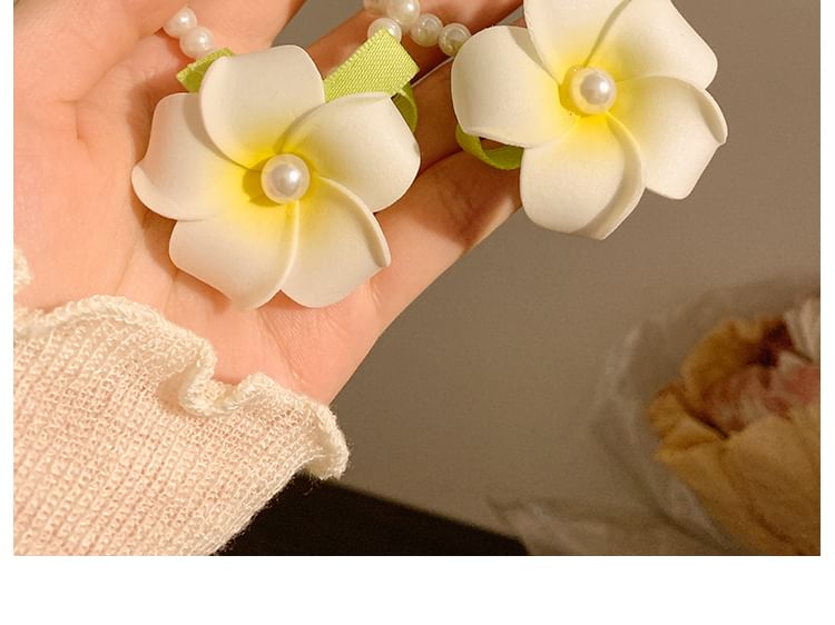 ネクタイピン クリップセット 花柄 爪留め / ヘアクリップ（各種デザイン） 生地