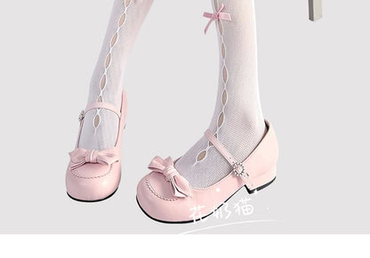 Strumpfhose mit Schleife