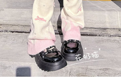 Warmers Bows Faux Pearl Leg