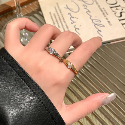 CZ Ring Thick