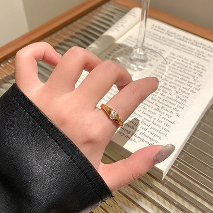 CZ Ring Thick