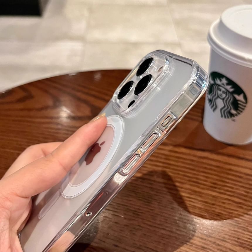 Transparent MagSafe) with (Compatible Case Phone Magnetic