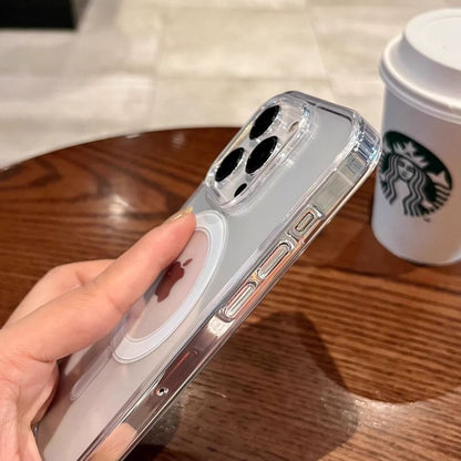 Transparent MagSafe) with (Compatible Case Phone Magnetic