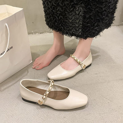 Jane Flats Mary mit quadratischer Zehenpartie