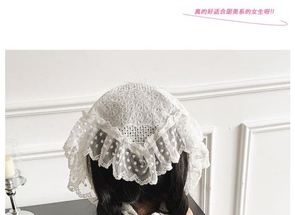 帽子ボンネットレース