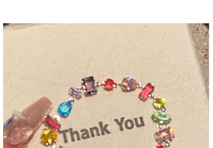 Geometric Rhinestone Bracelet