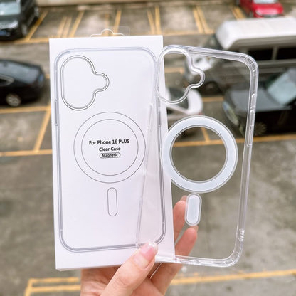 (Compatible Case with MagSafe) Transparent Magnetic Phone