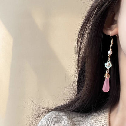 Faux Dangle Pearl Earring