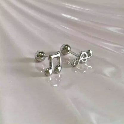 Note Music Earring Stud