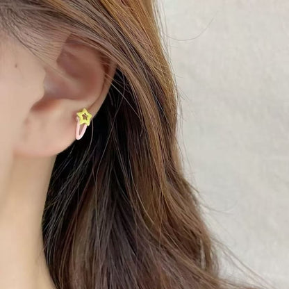 Star-Shaped Earring Stud