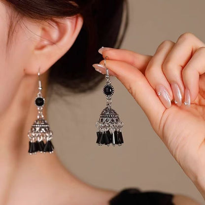 Beaded Dangle Earring Gemstone