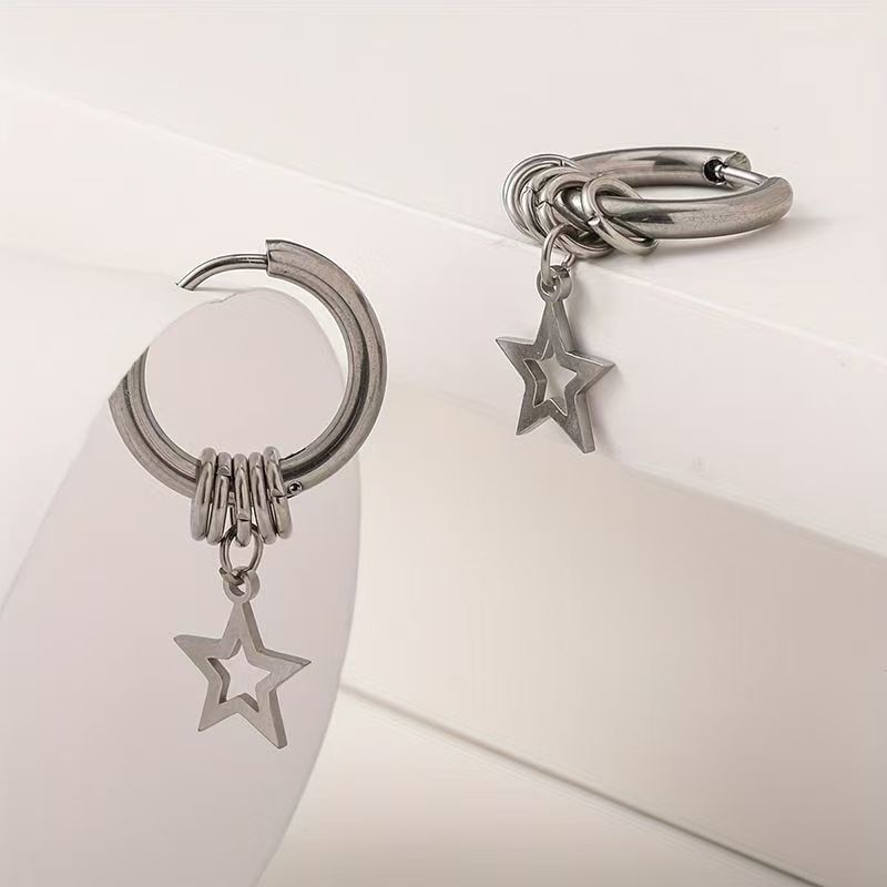 Star Drop Alloy Earring