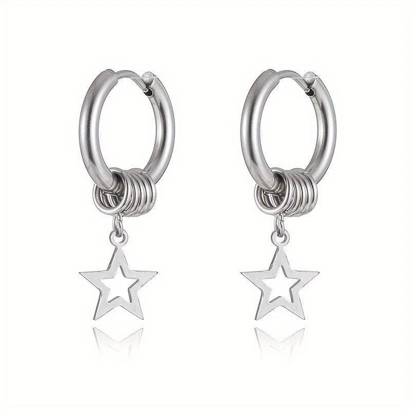 Star Drop Alloy Earring