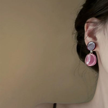 Earring Alloy Acrylic Drop