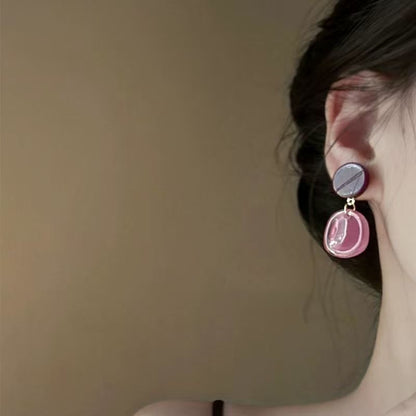 Earring Alloy Acrylic Drop