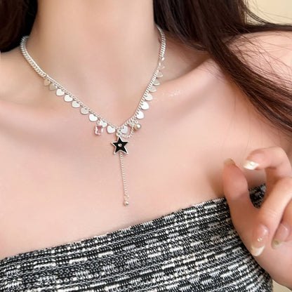 Necklace Star Pendant Lariat