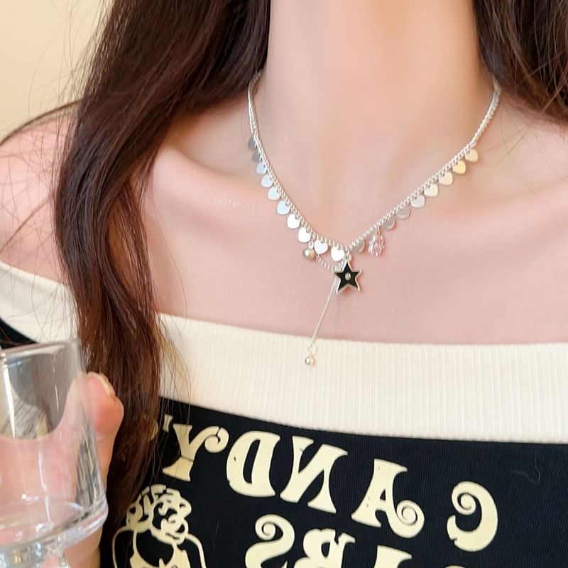 Necklace Star Pendant Lariat