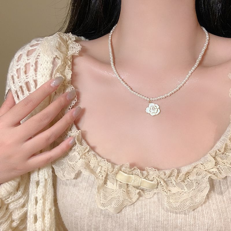 Necklace Pendant Flower