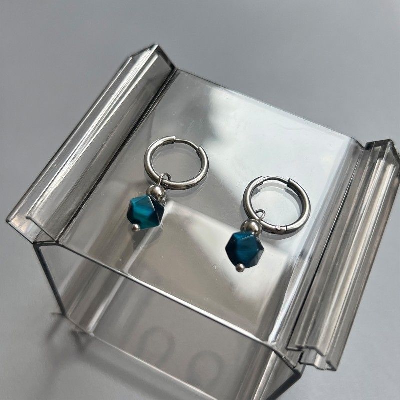 Earring Gemstone Alloy Drop Faux