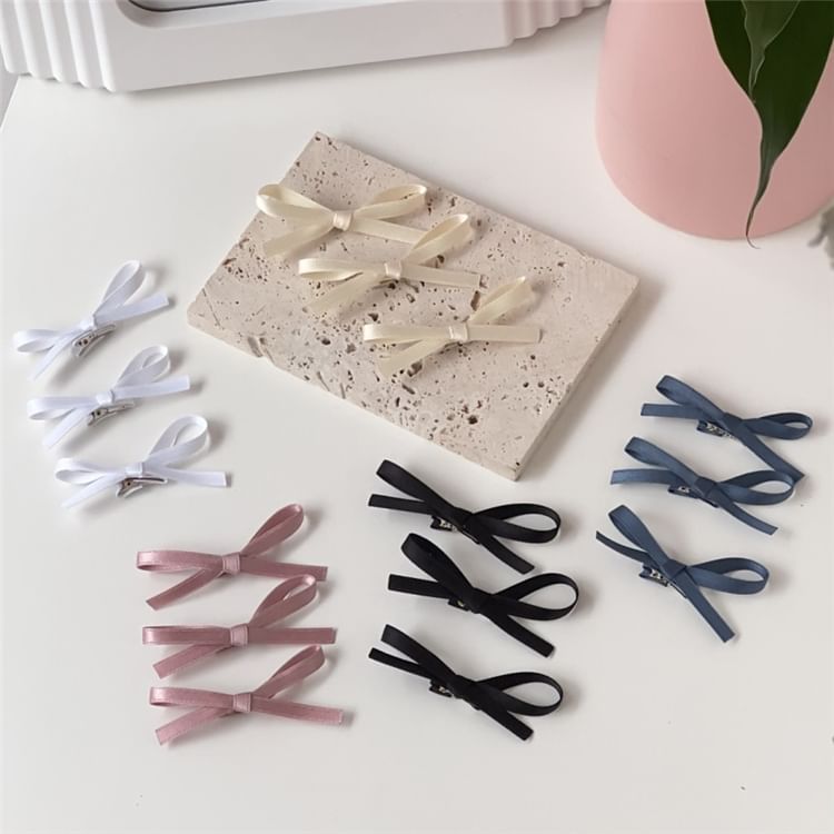 Clip 3: Plain Bow of Hair Set