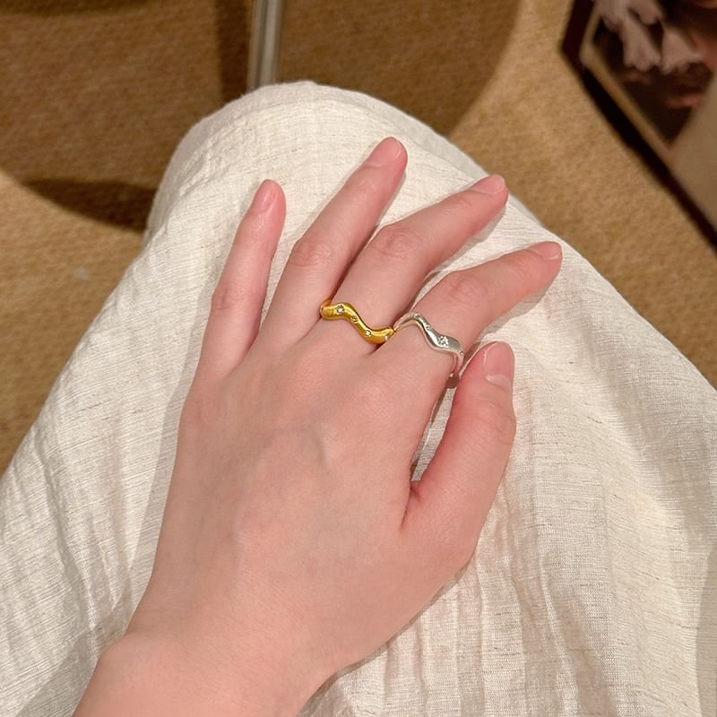 Ring Open / Set Rhinestone