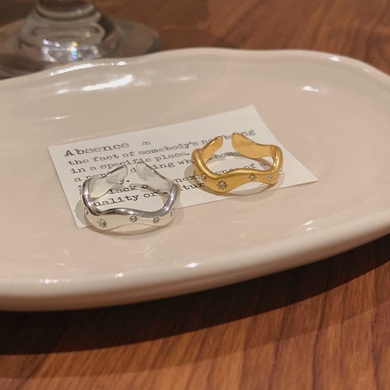 Ring Open / Set Rhinestone