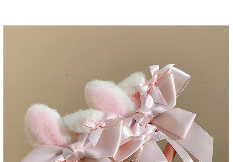 / Hair Ear Rabbit Clip Bow Set