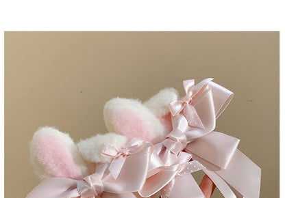 / Hair Ear Rabbit Clip Bow Set