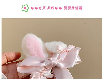 / Hair Ear Rabbit Clip Bow Set