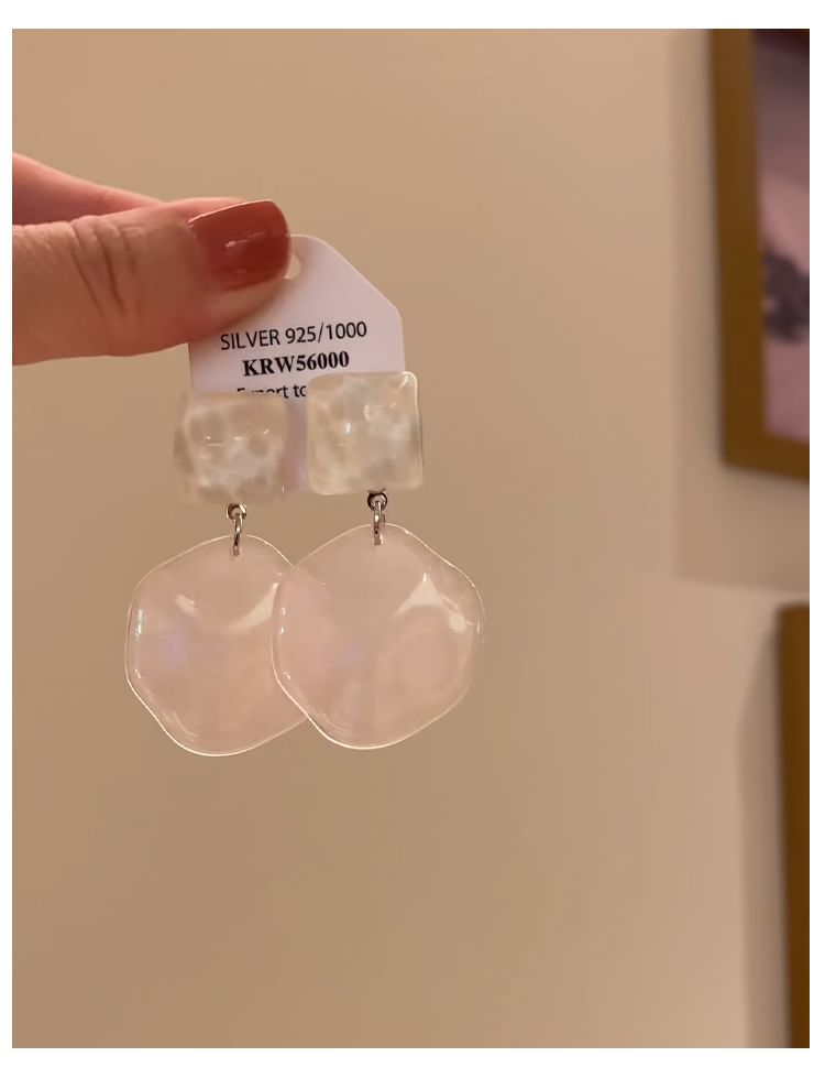 Drop Geometric Earring