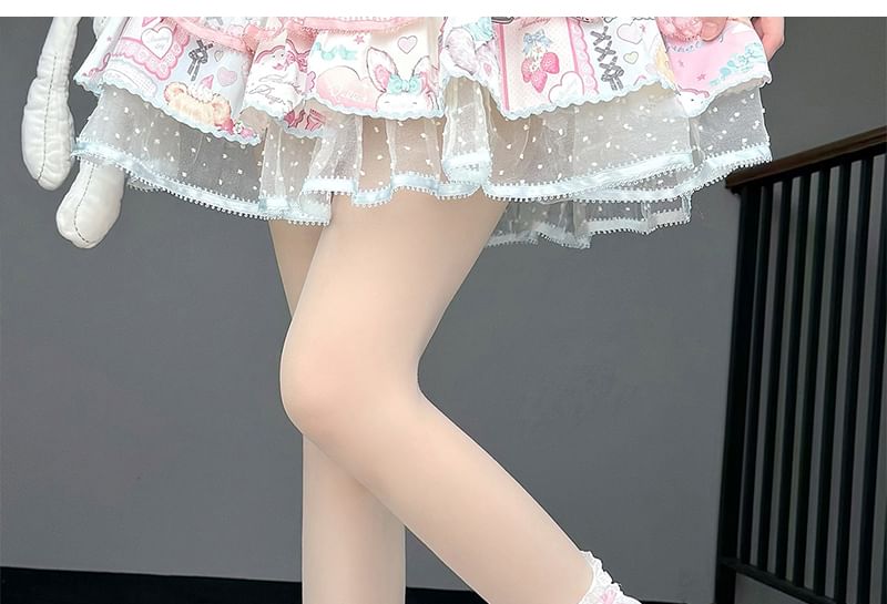 Socks Trim Bow Lace