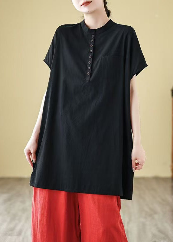 T Shirts Taste Schwarz Neck Lose Baumwolle O Sommer