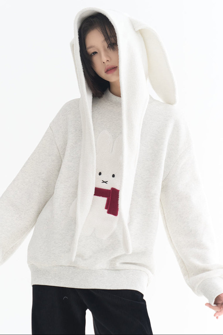Motif Sweatshirt Rabbit