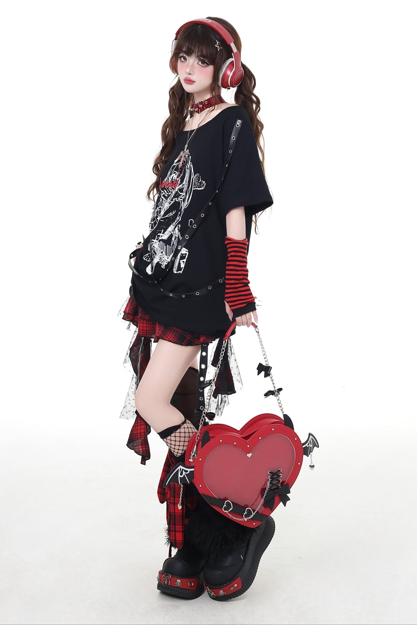 T-Shirt Girl Crazy Rock