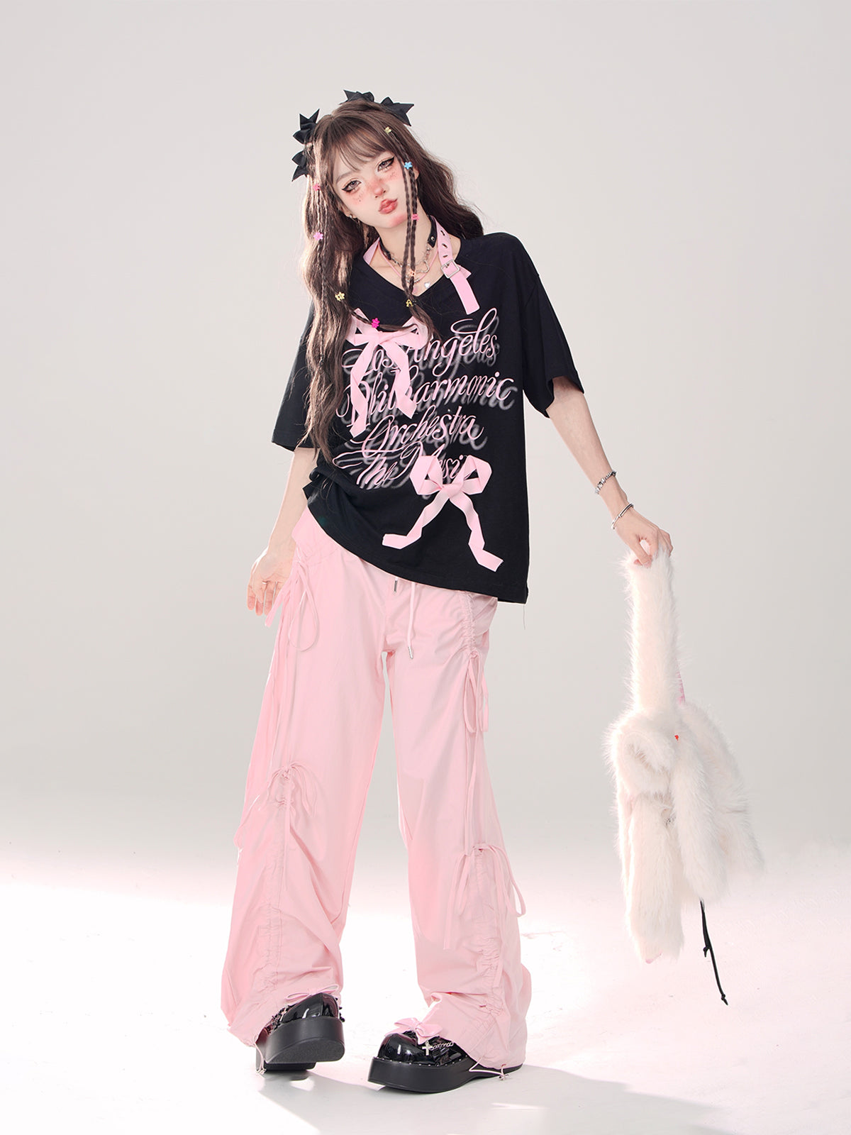 Drawstring Pants Loose Casual