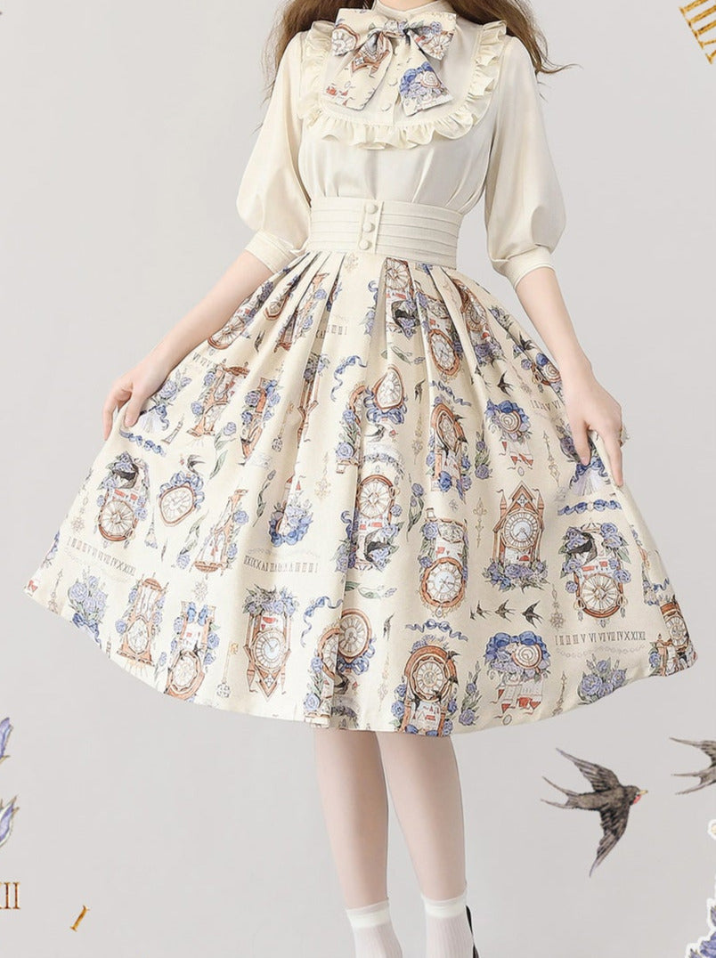 Lolita Echo Daily Echo Setup Suskart Eleegan Trochrasical Print Shirt Eternal