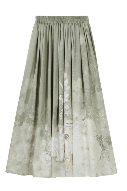 Product Kula + Retro Flourescent Sleeveless Reserved Time Top Elegant Skirt