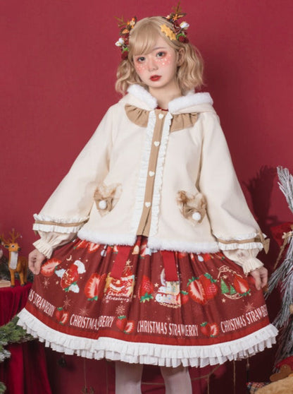 Lorita Jacket Cape Velvet Big Bow