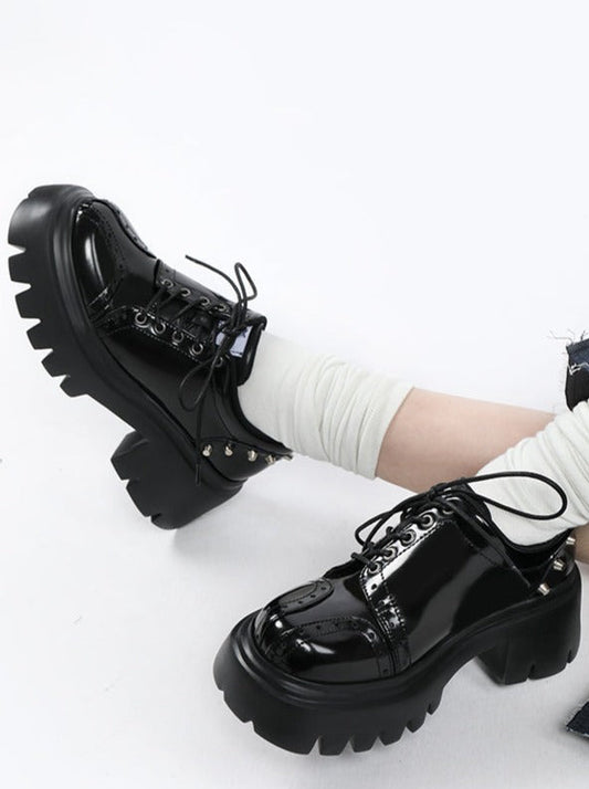 Style Joual Leather Shoes Patent