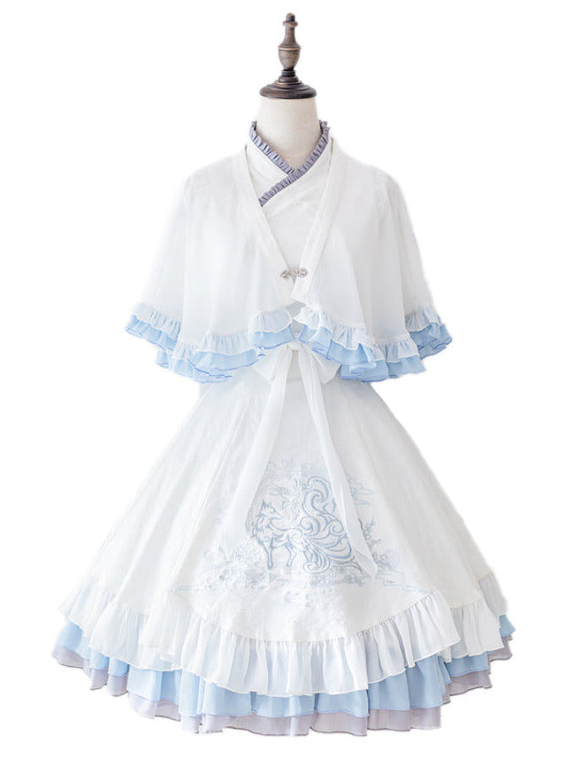 Dress Fox Rolly Elegant China Ta Set Intail