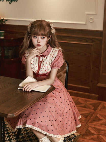 Dress Dot Sweet Retro Lolita